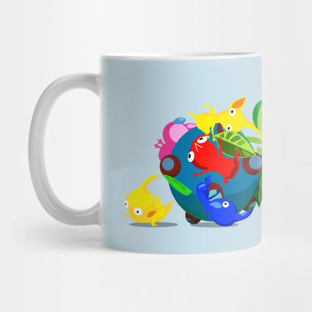 Katamari Vs Pikmin by JPenfieldDesigns